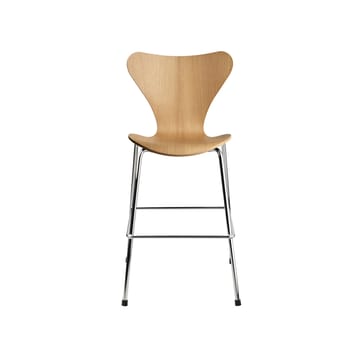 3177 Series 7 Junior -tuoli, kromi - Oak - Fritz Hansen