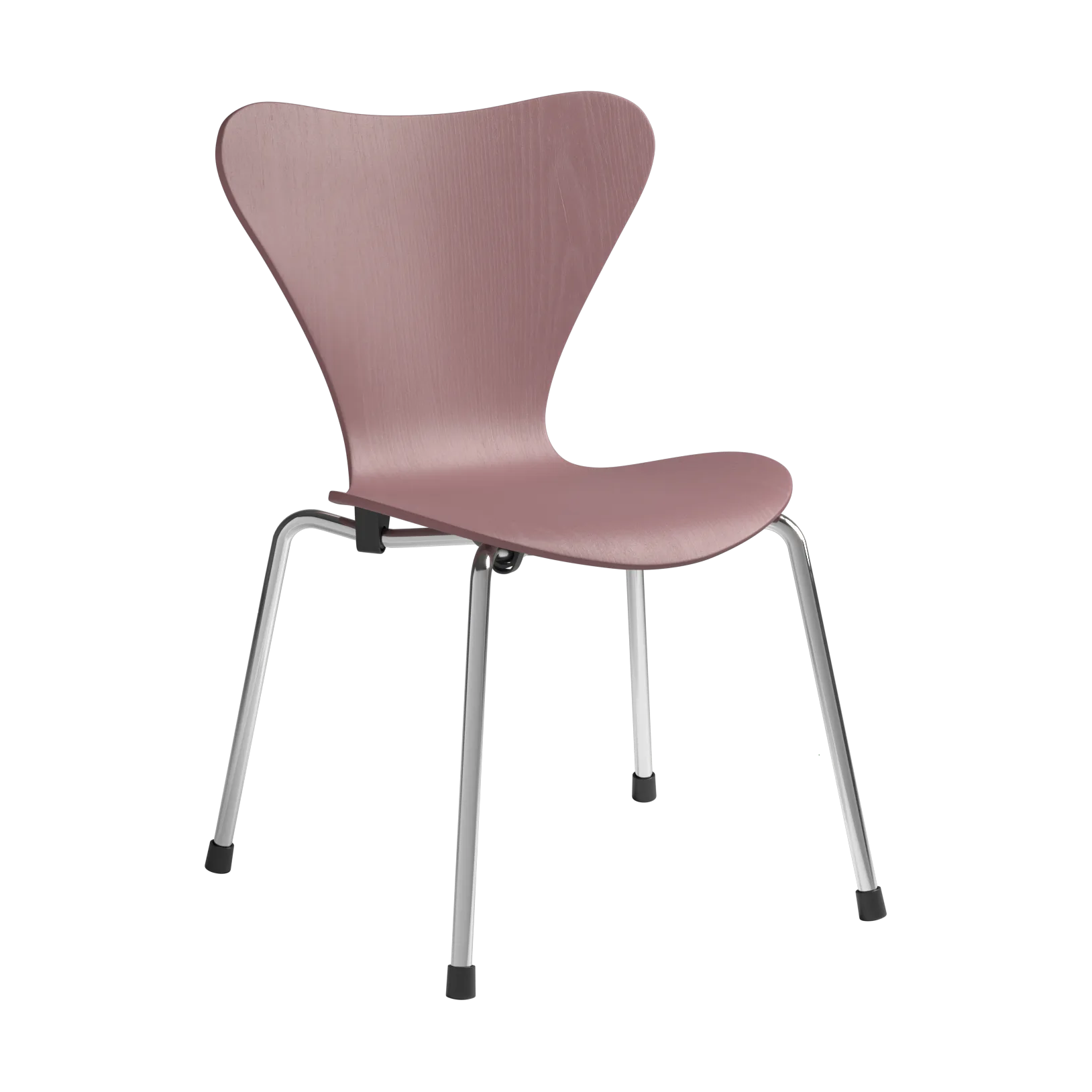 3177 Series 7-lastentuoli, Wild rose maalattu pihlaja-kromi Fritz Hansen