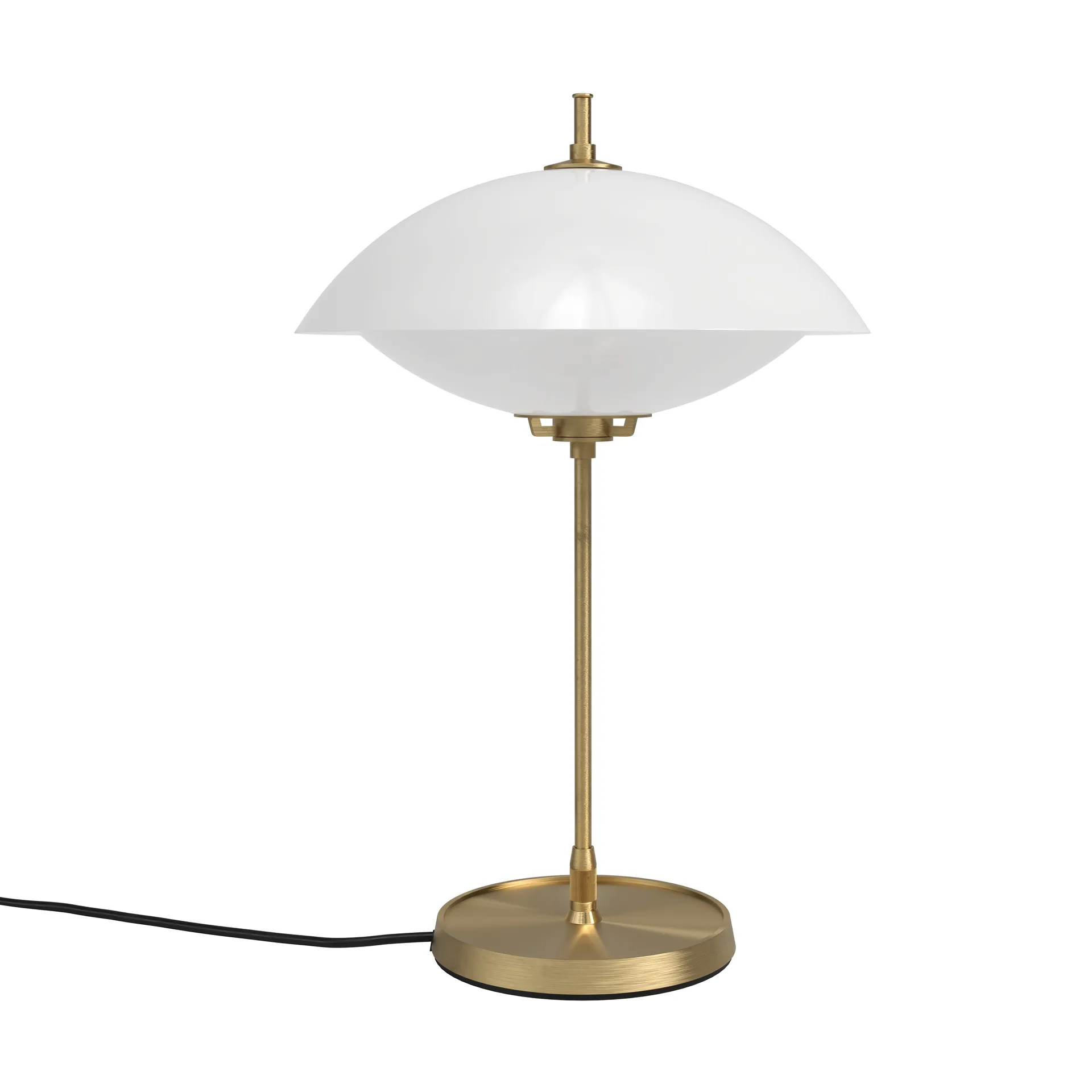 Clam pöytävalaisin 50 cm, Opal-brass Fritz Hansen