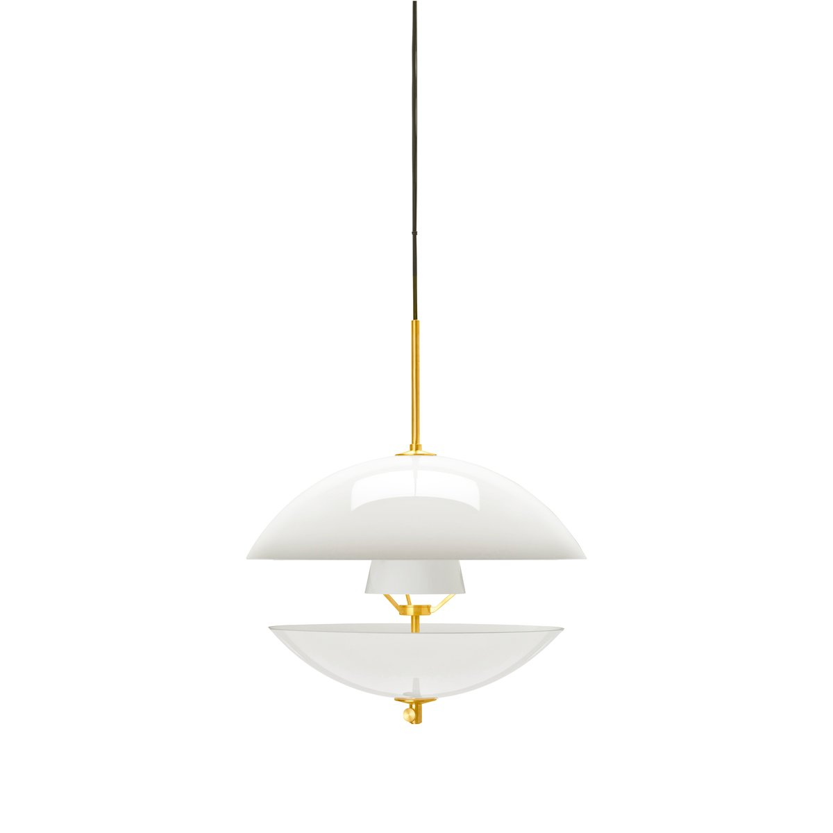 Fritz Hansen Clam riippuvalaisin 44 cm | Skandinaavinen Sisustus | Kattovalaisimet & Riippuvalaisimet | Valkoinen