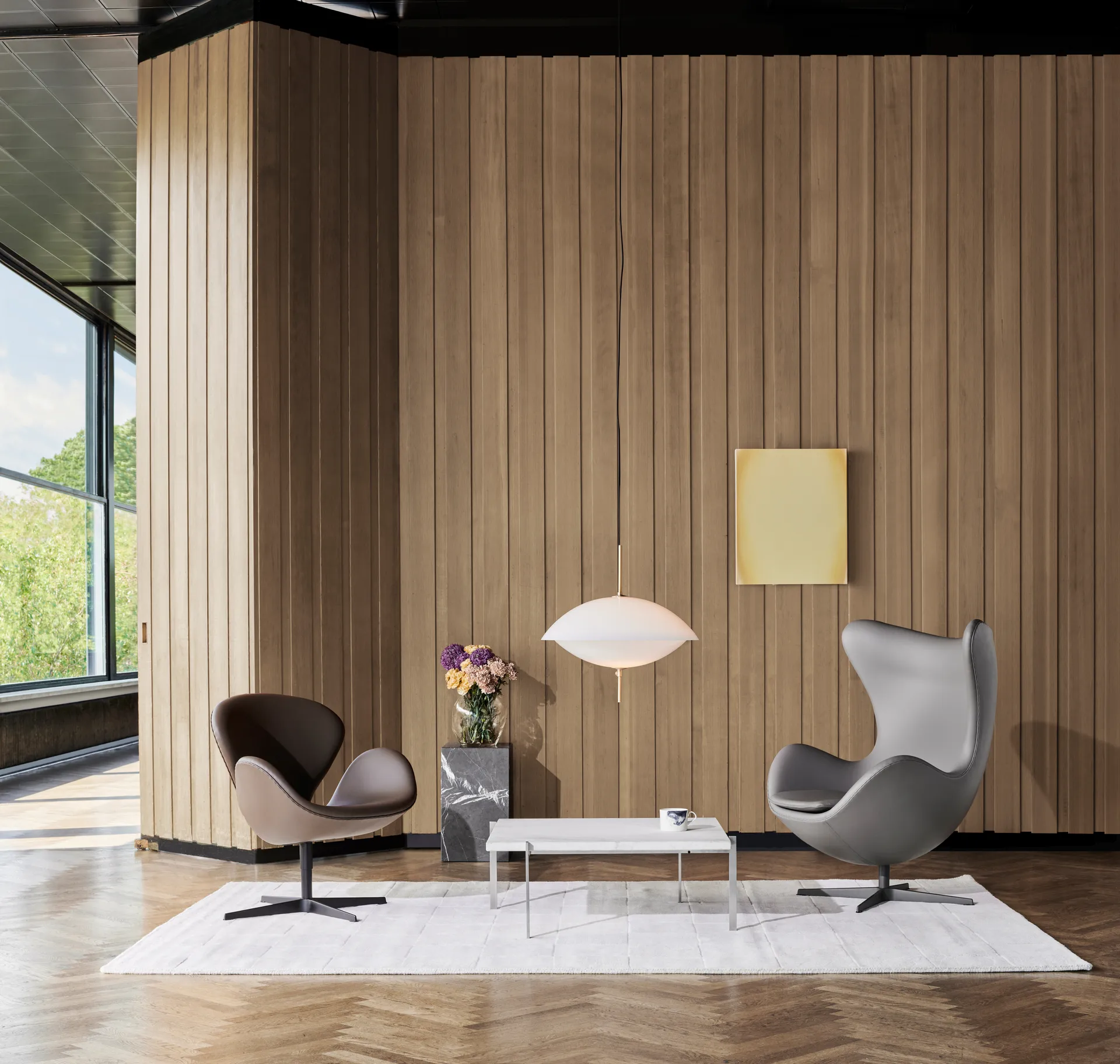 Clam riippuvalaisin, Ø 55 cm Fritz Hansen