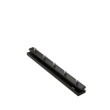 Cutter vaateripustin - Tammi mustaksi petsattu, 5 kpl nuppeja - Fritz Hansen