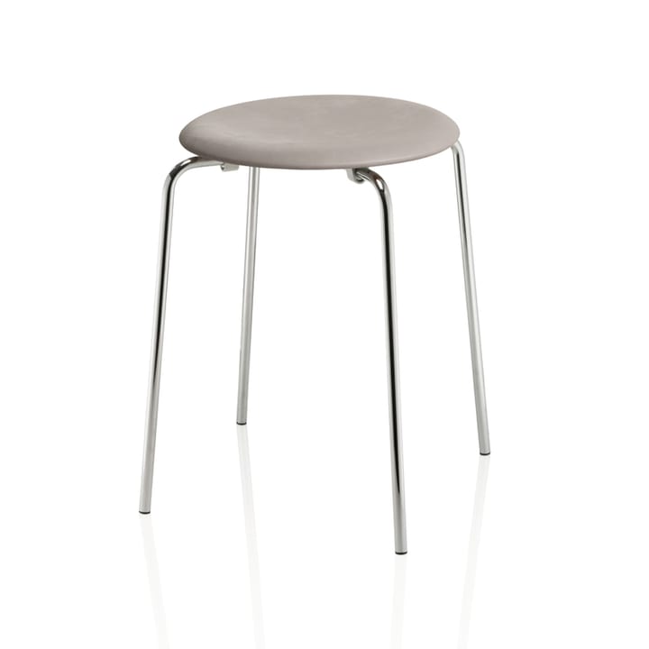 Dot-jakkara, nahka, Lava grey-chrome Fritz Hansen