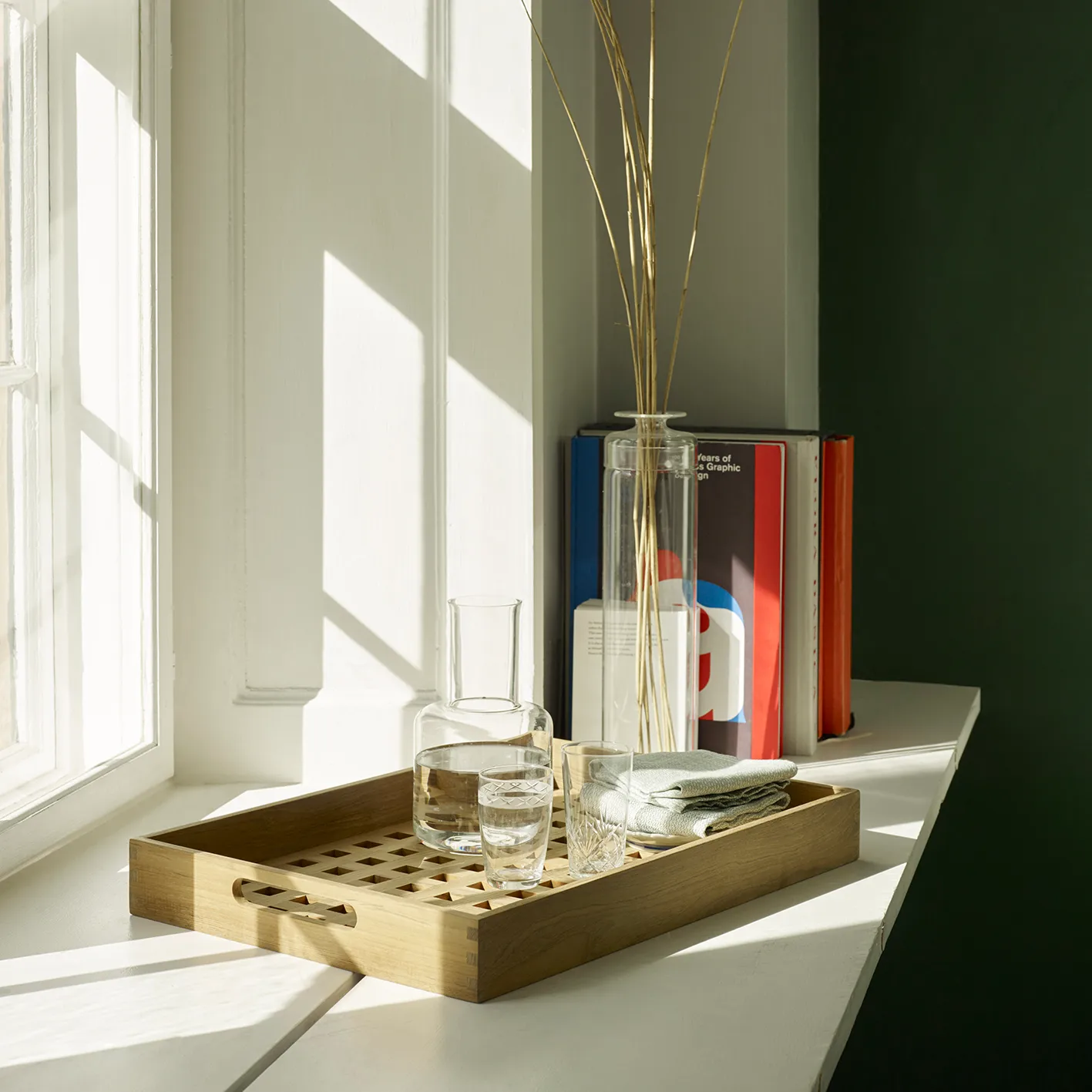 Fionia tarjotin 32x48 cm, Tiikki Fritz Hansen