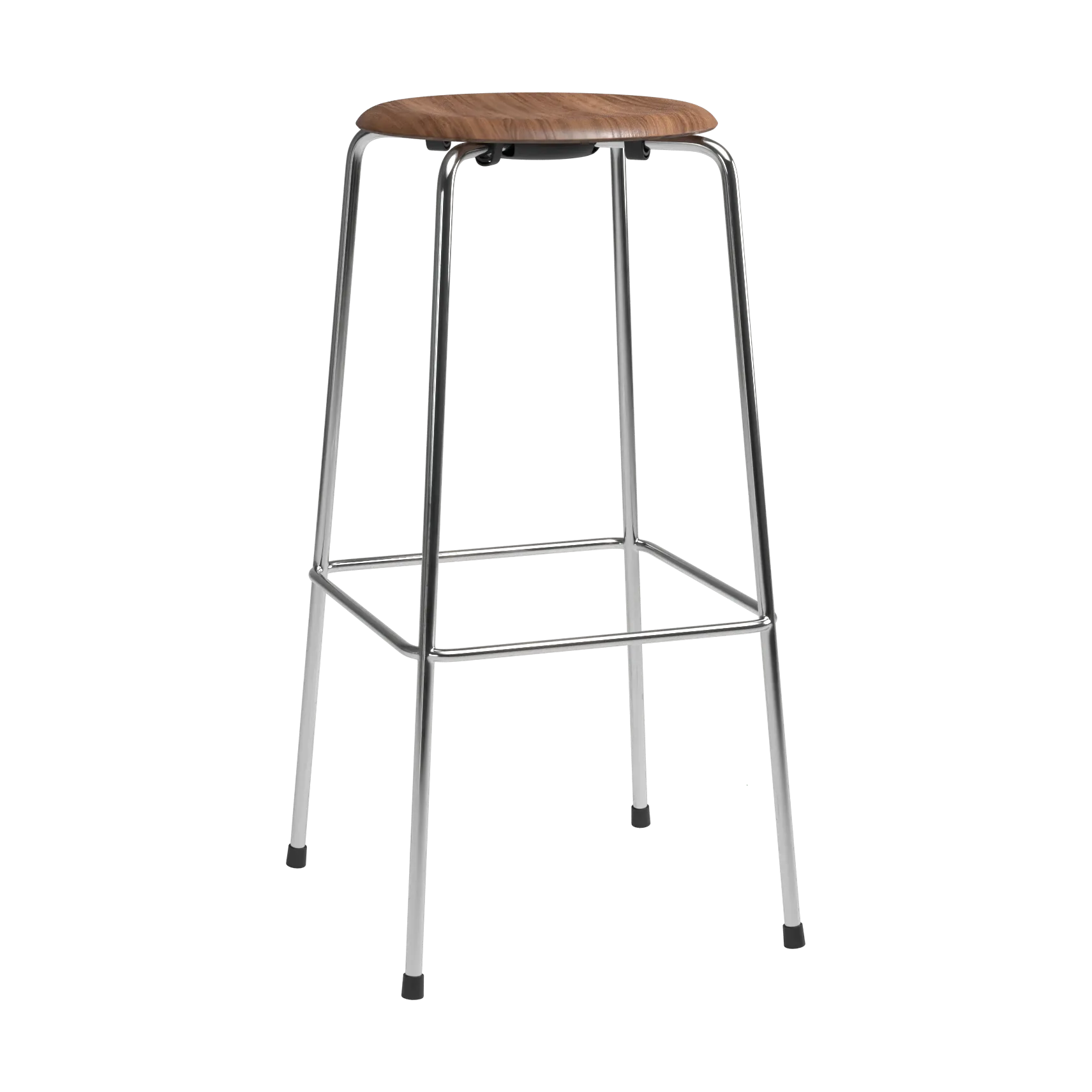 High Dot baarijakkara, Pähkinäpuu-kromi Fritz Hansen