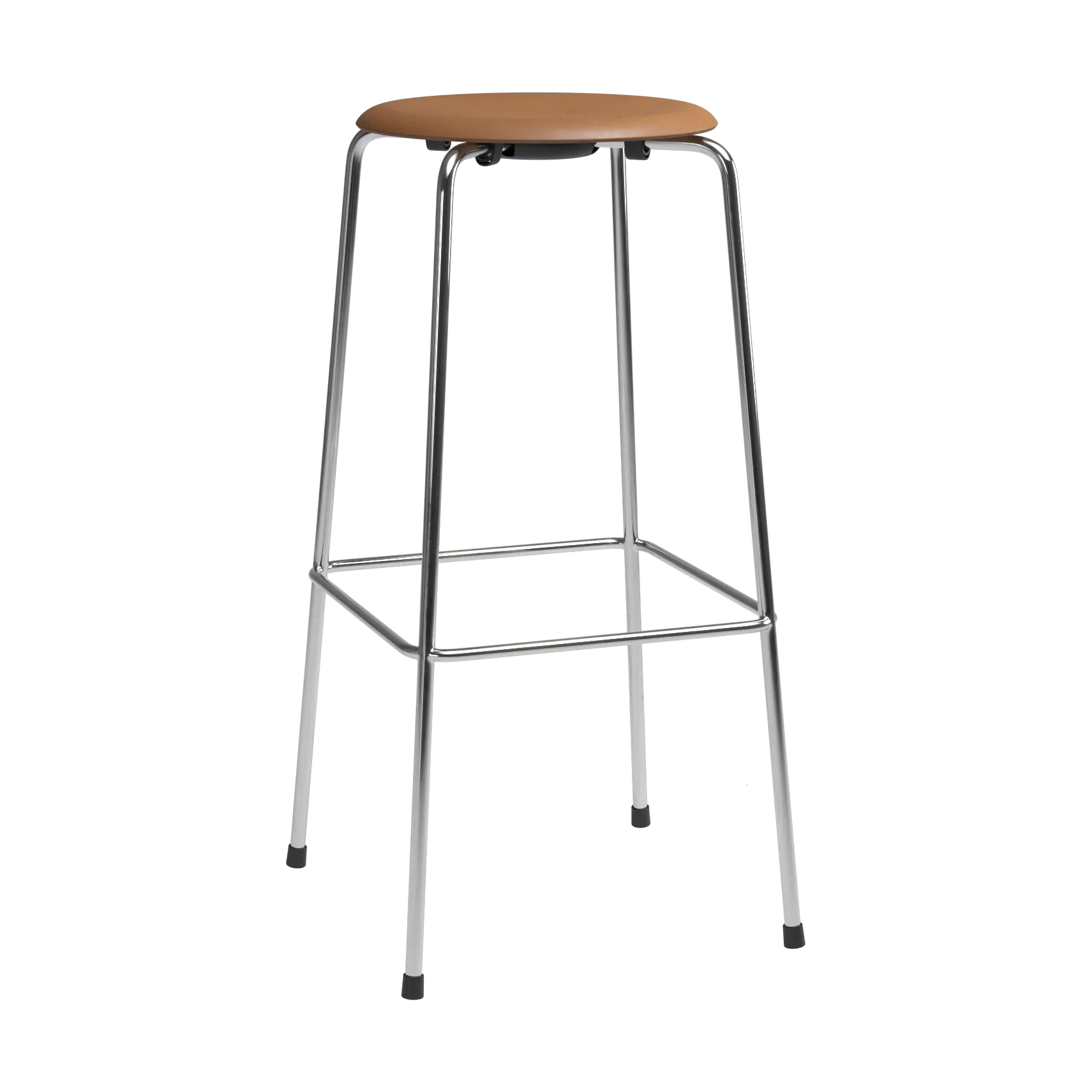 High Dot baarijakkara, Wild walnut nahka-kromi Fritz Hansen