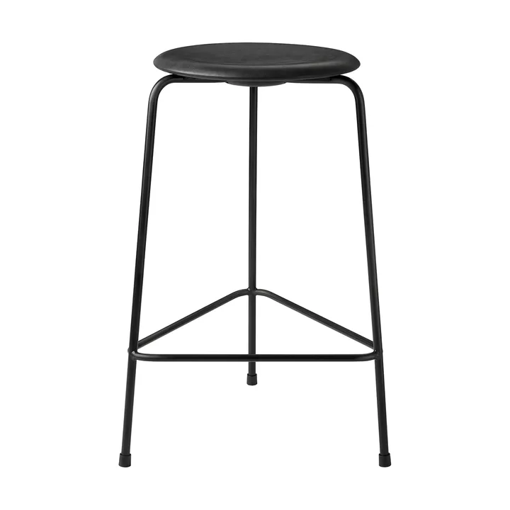 High Dot counter stool 3 jalkaa - Essential black-matt black - Fritz Hansen