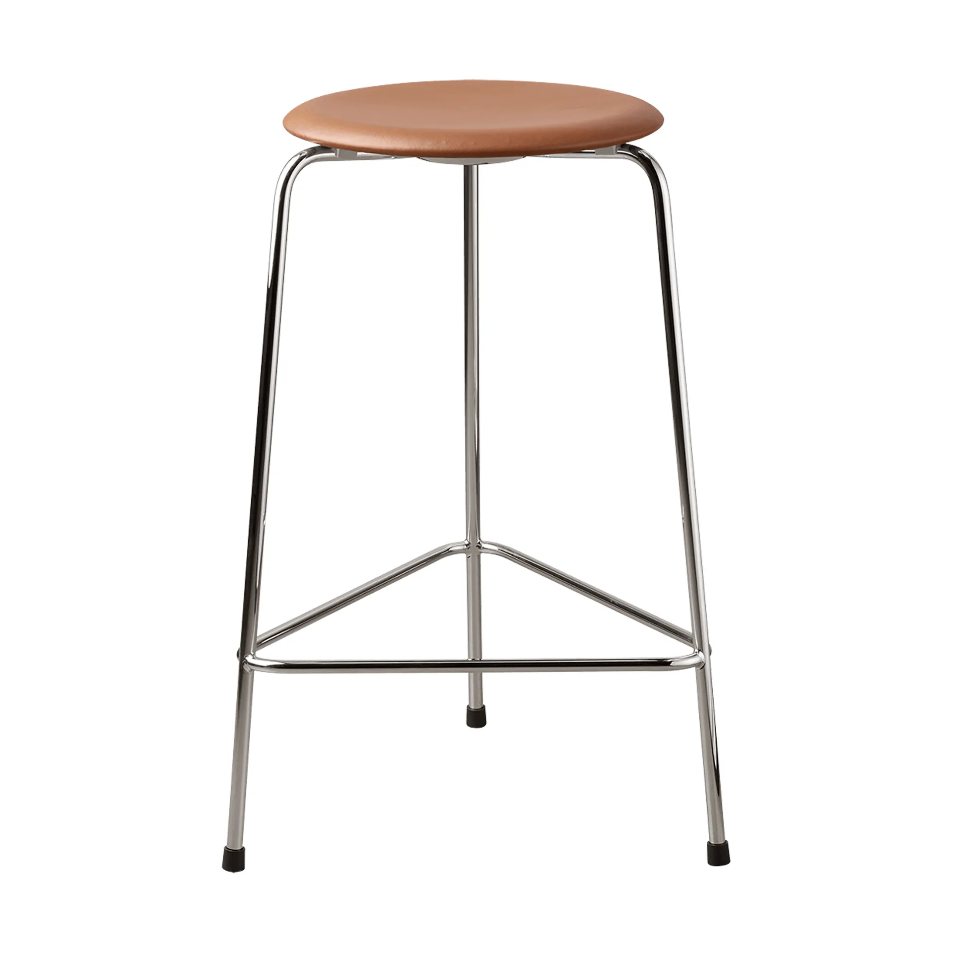Fritz Hansen High Dot counter stool 3 jalkaa Essential walnut-chrome