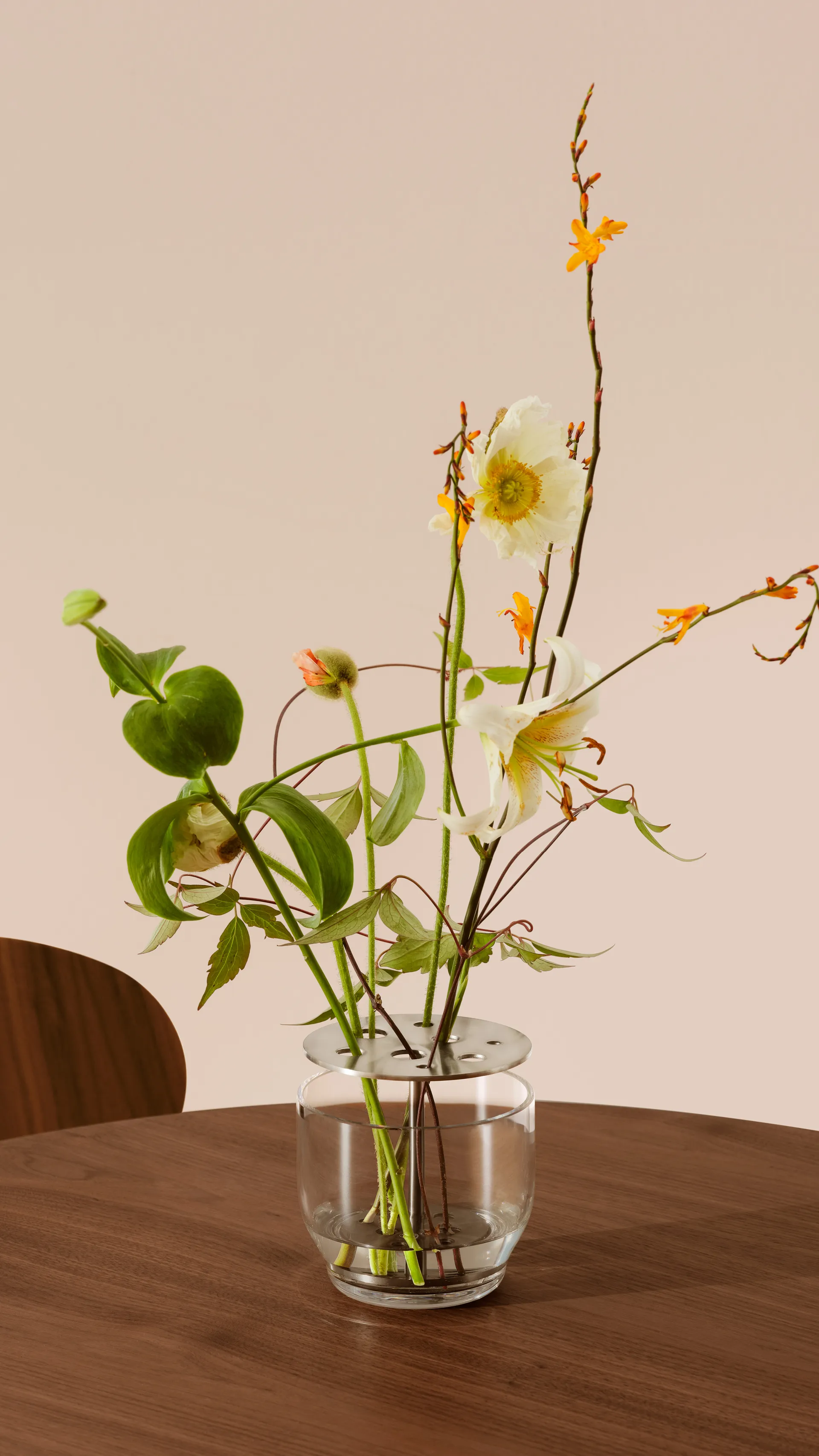 Ikebana maljakko ruostumaton teräs, Small Fritz Hansen