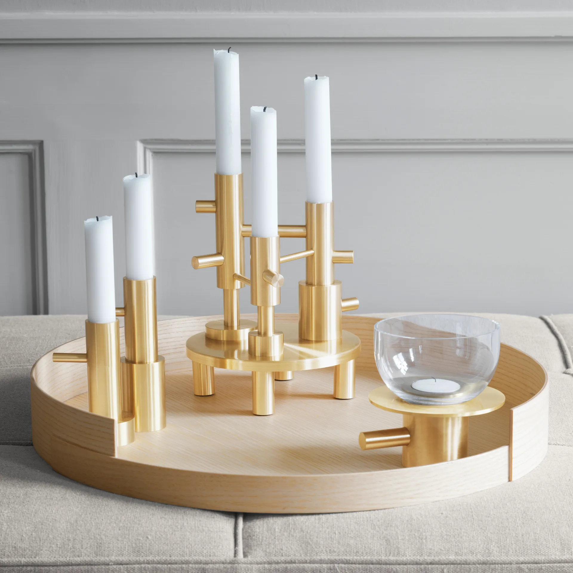 Jaime Hayon -kynttilänjalka, messinki, #2 Fritz Hansen