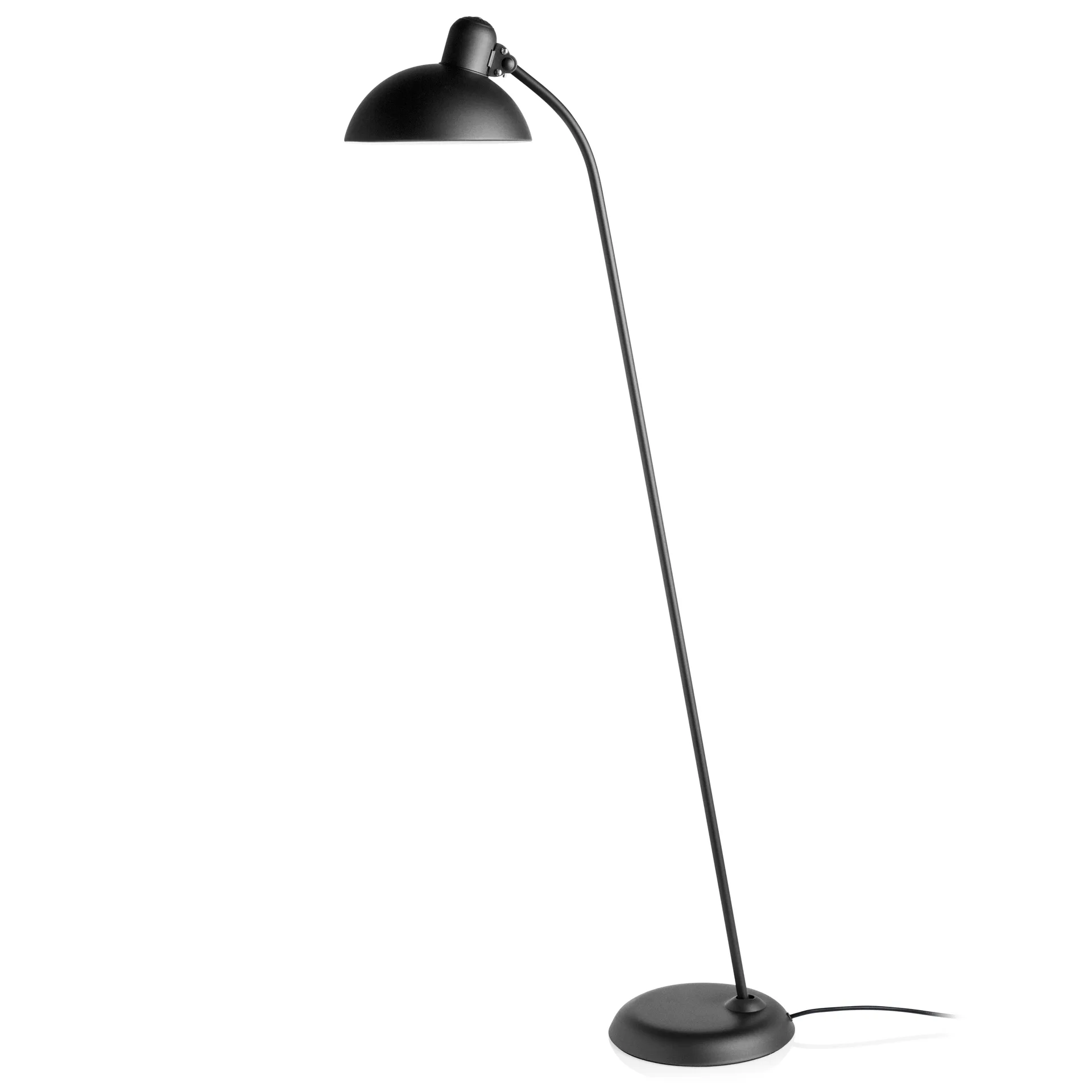 Kaiser Idell 6556-F lattiavalaisin, Matt black Fritz Hansen