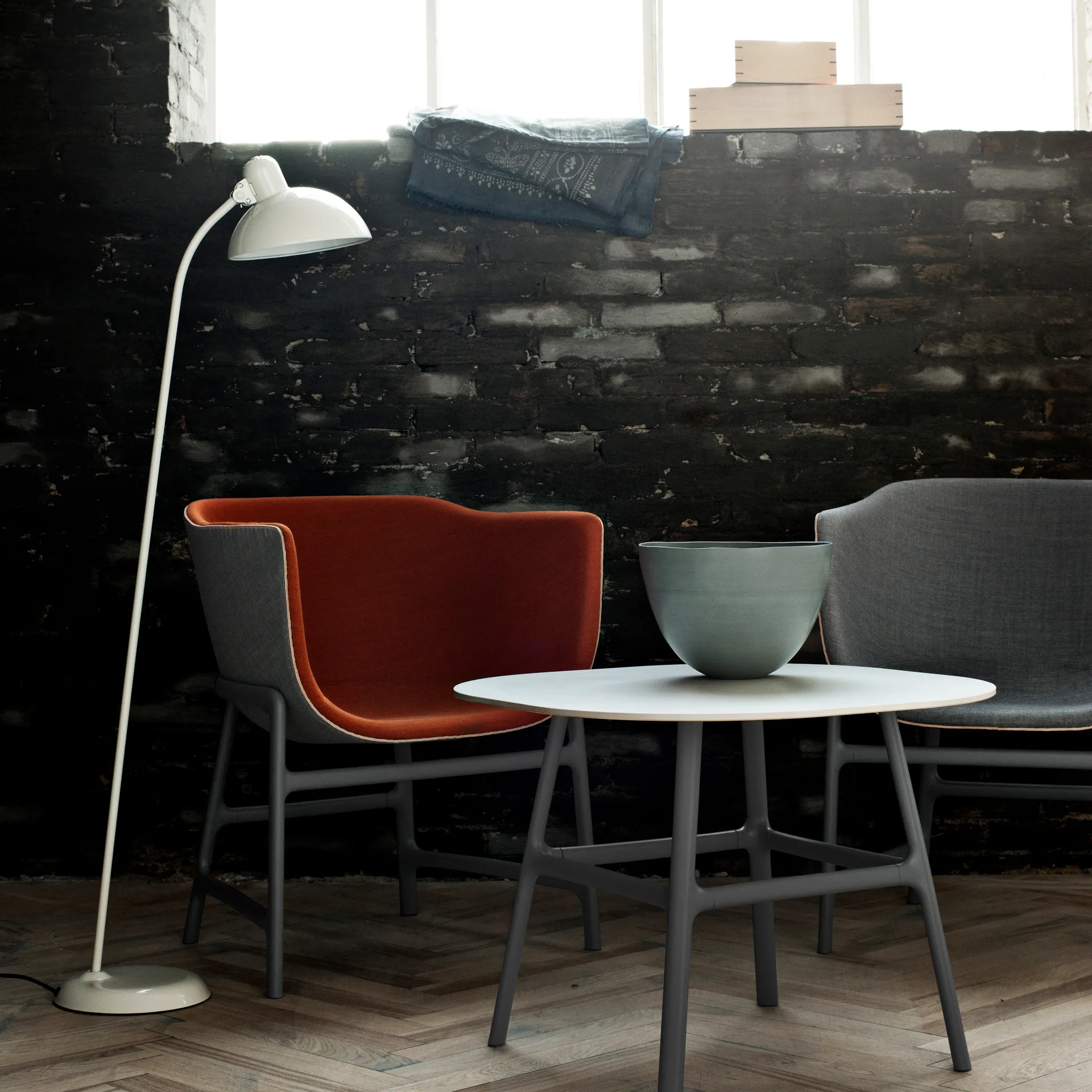 Kaiser Idell 6556-F lattiavalaisin, White Fritz Hansen