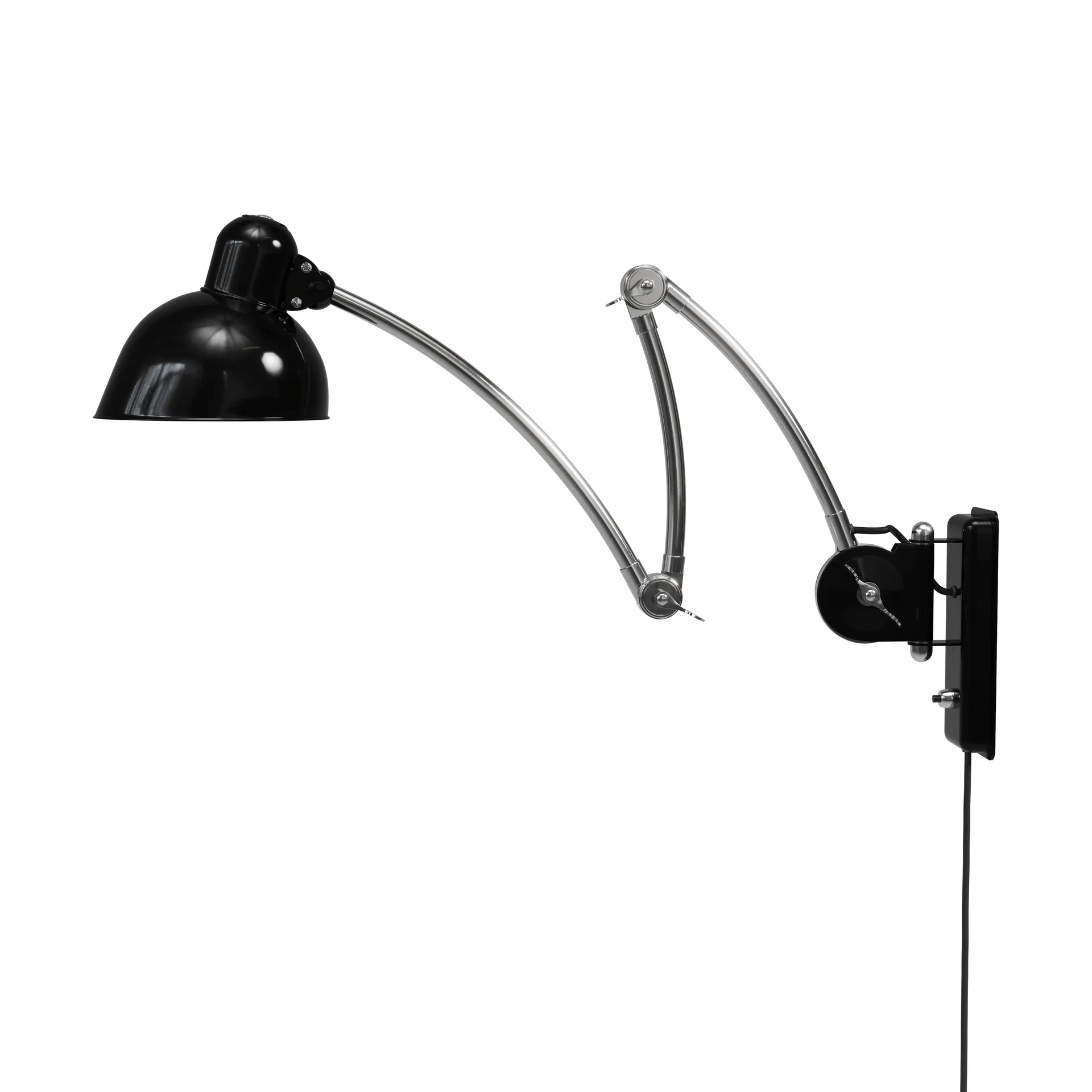 Kaiser Idell 6559-W seinälamppu, Black Fritz Hansen