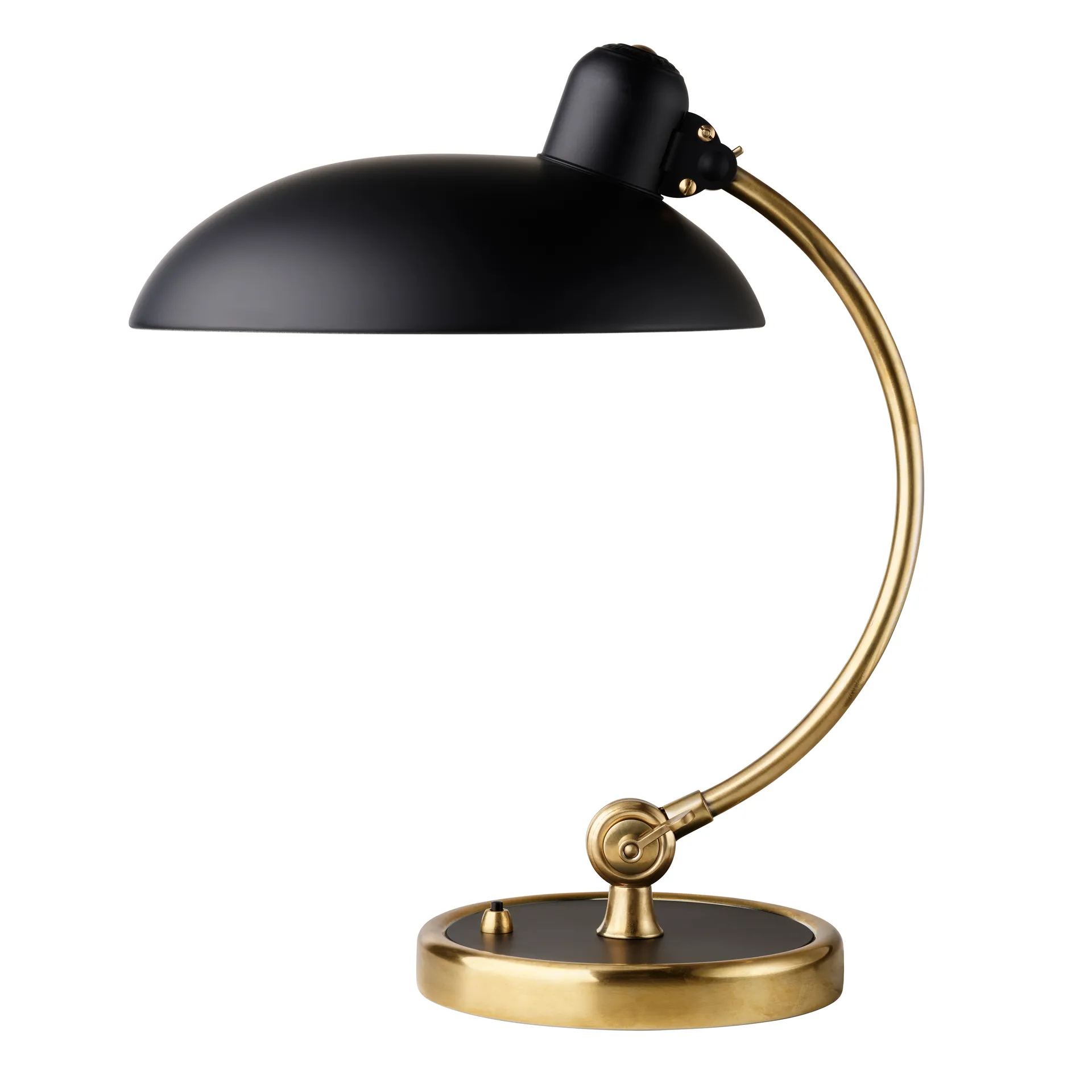 Kaiser Idell 6631-T Luxus pöytälamppu messinki, Matt black Fritz Hansen