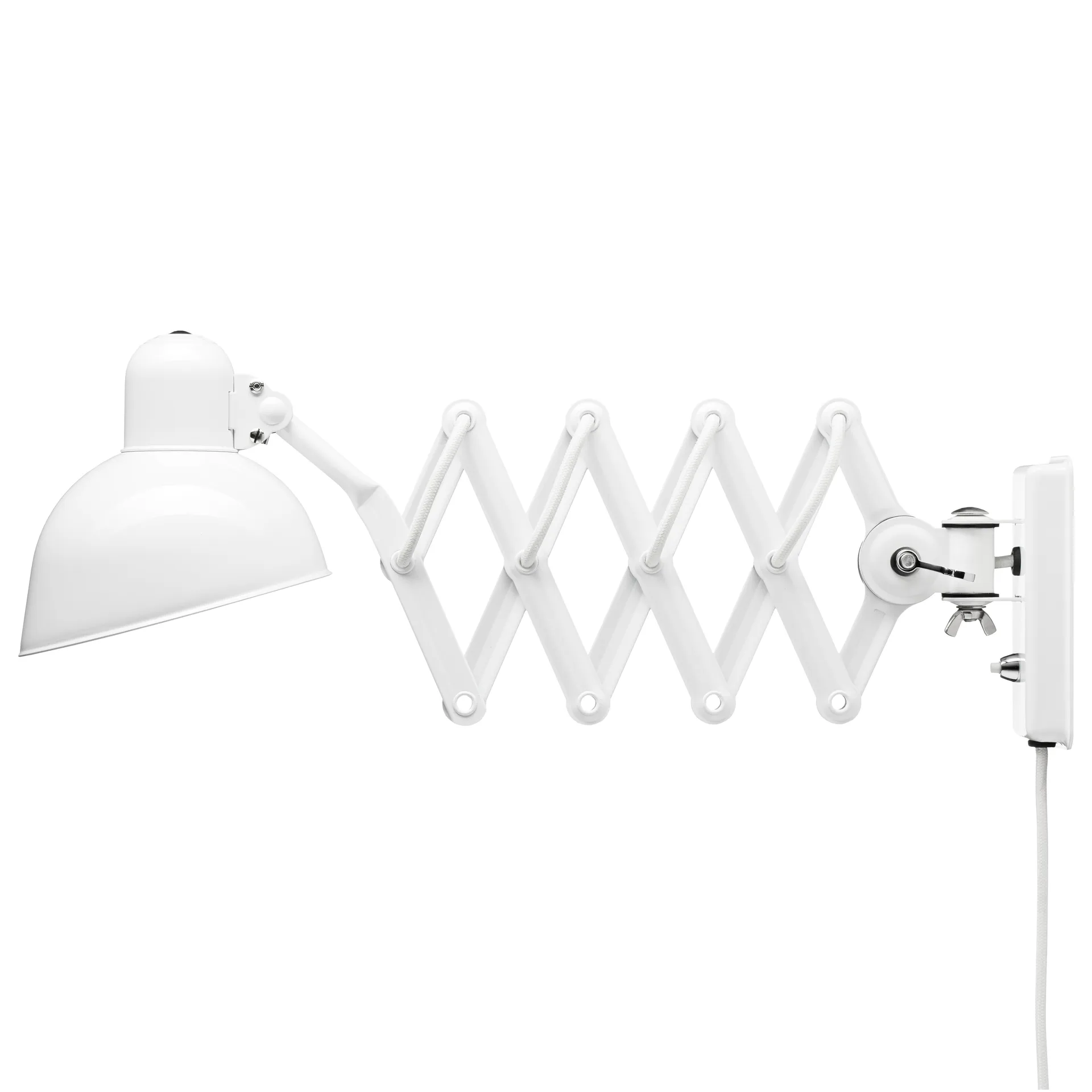 Kaiser Idell 6718-W -seinävalaisin, White Fritz Hansen
