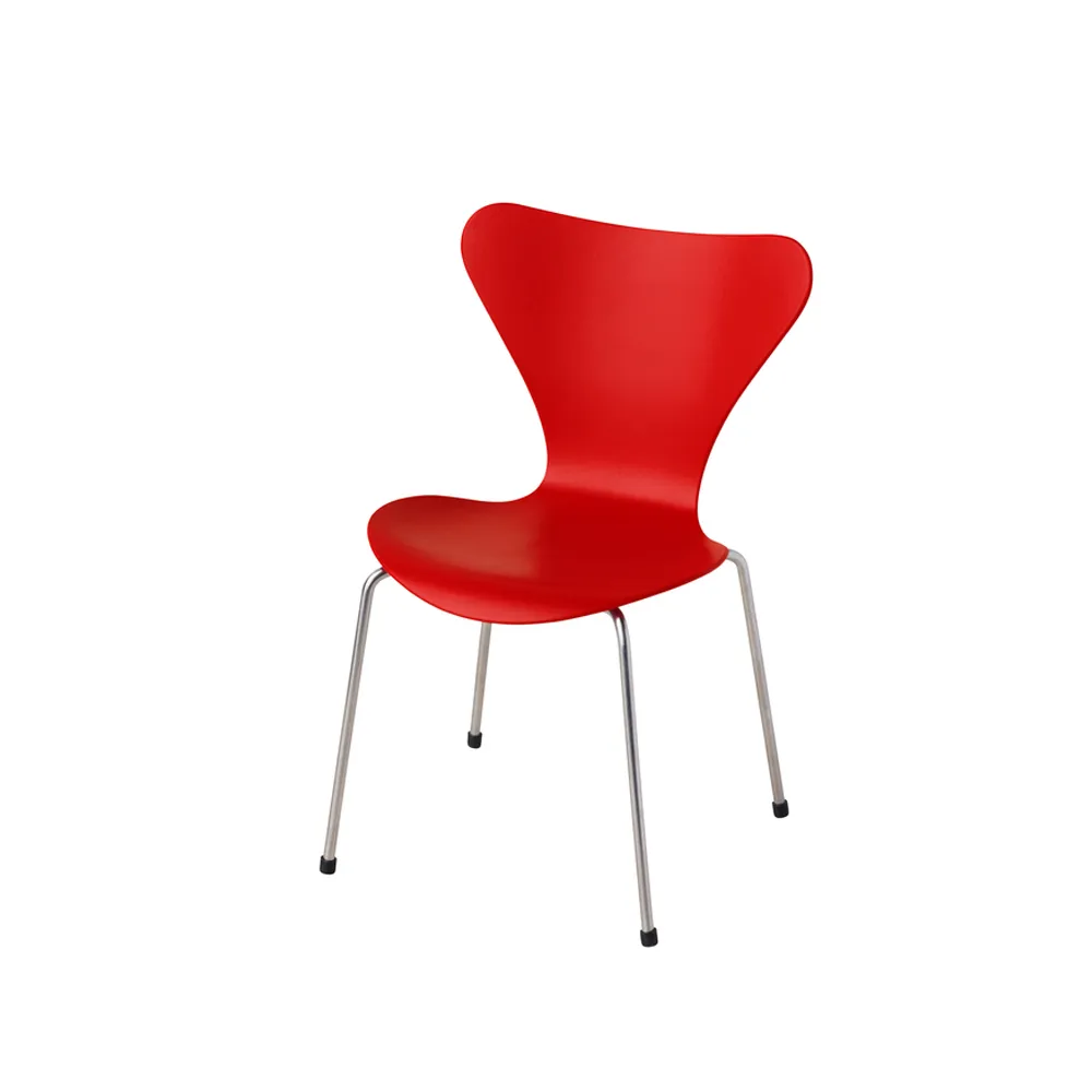 Fritz Hansen Series 7 Tuoli, miniature Opium red