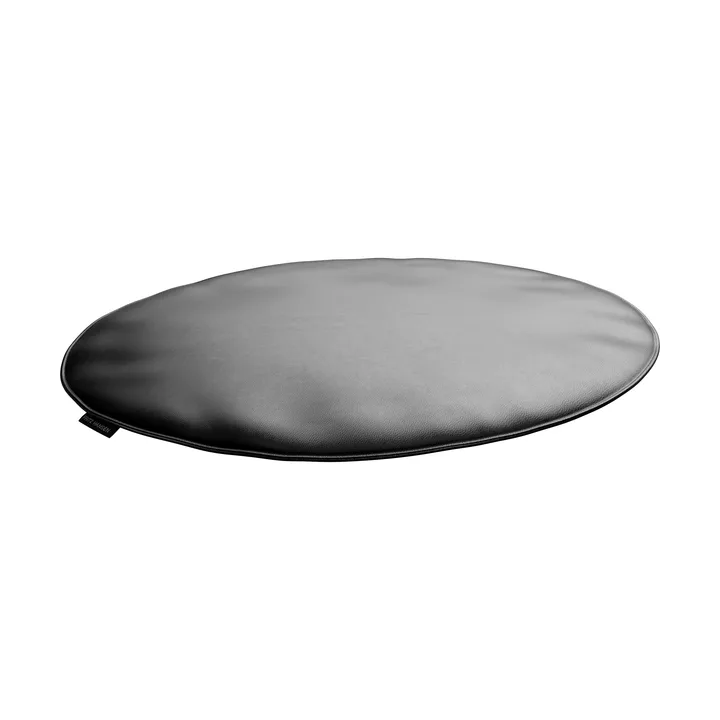 Series 7 Tuolin istuintyyny, nahka - Essential Black - Fritz Hansen