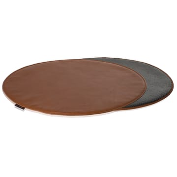Series 7 Tuolin istuintyyny, nahka - Walnut - Fritz Hansen
