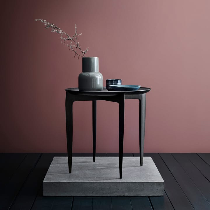 Taitettava tarjoilupöytä Ø 45 cm, Musta Fritz Hansen