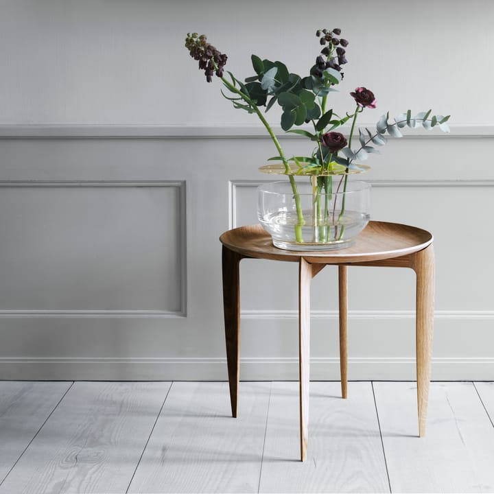 Taitettava tarjoilupöytä Ø 45 cm, Tammi Fritz Hansen