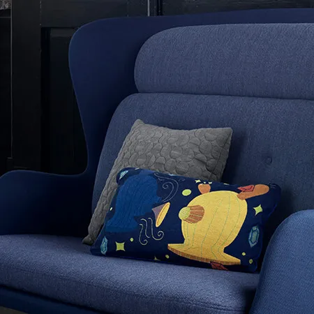 Vertigo-tyyny 50x50 cm, Vaaleanharmaa Fritz Hansen