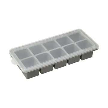 Funktion jääpalamuotti kannella - Harmaa, silikoni, 21,9x9,9 cm - Funktion
