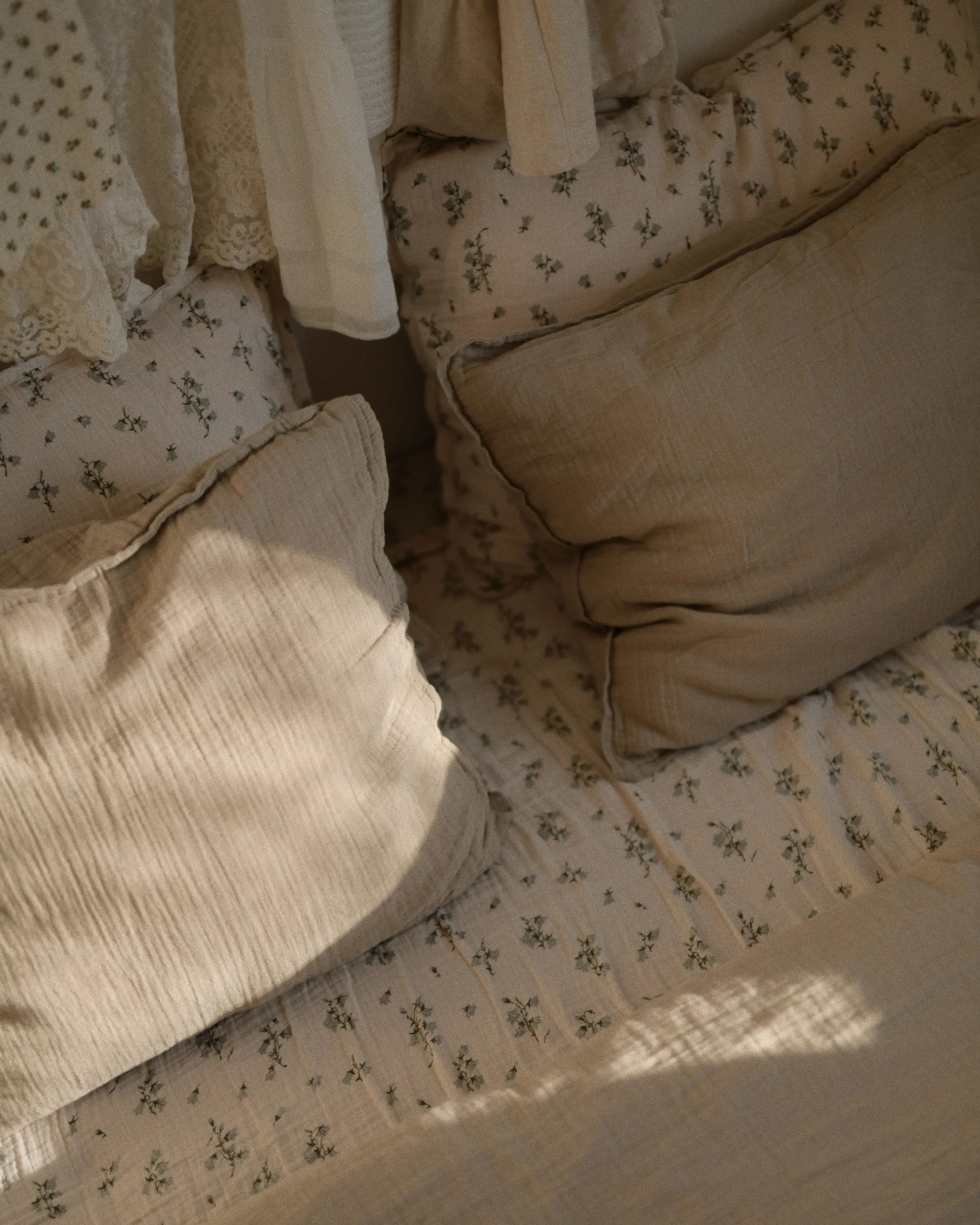 Bluebell Muslin kuminauhalakana, 180x200x30 cm Garbo&Friends