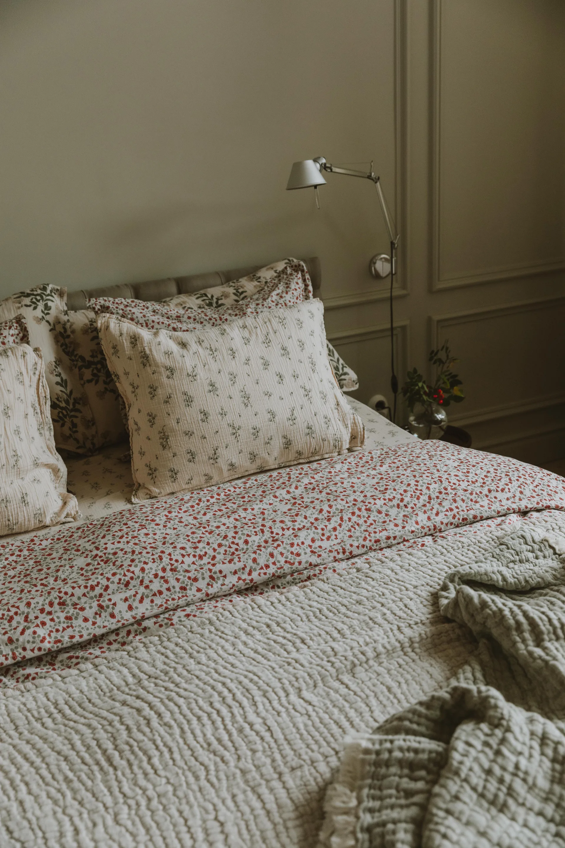 Bluebell Muslin tyynyliina, 50x70 cm Garbo&Friends