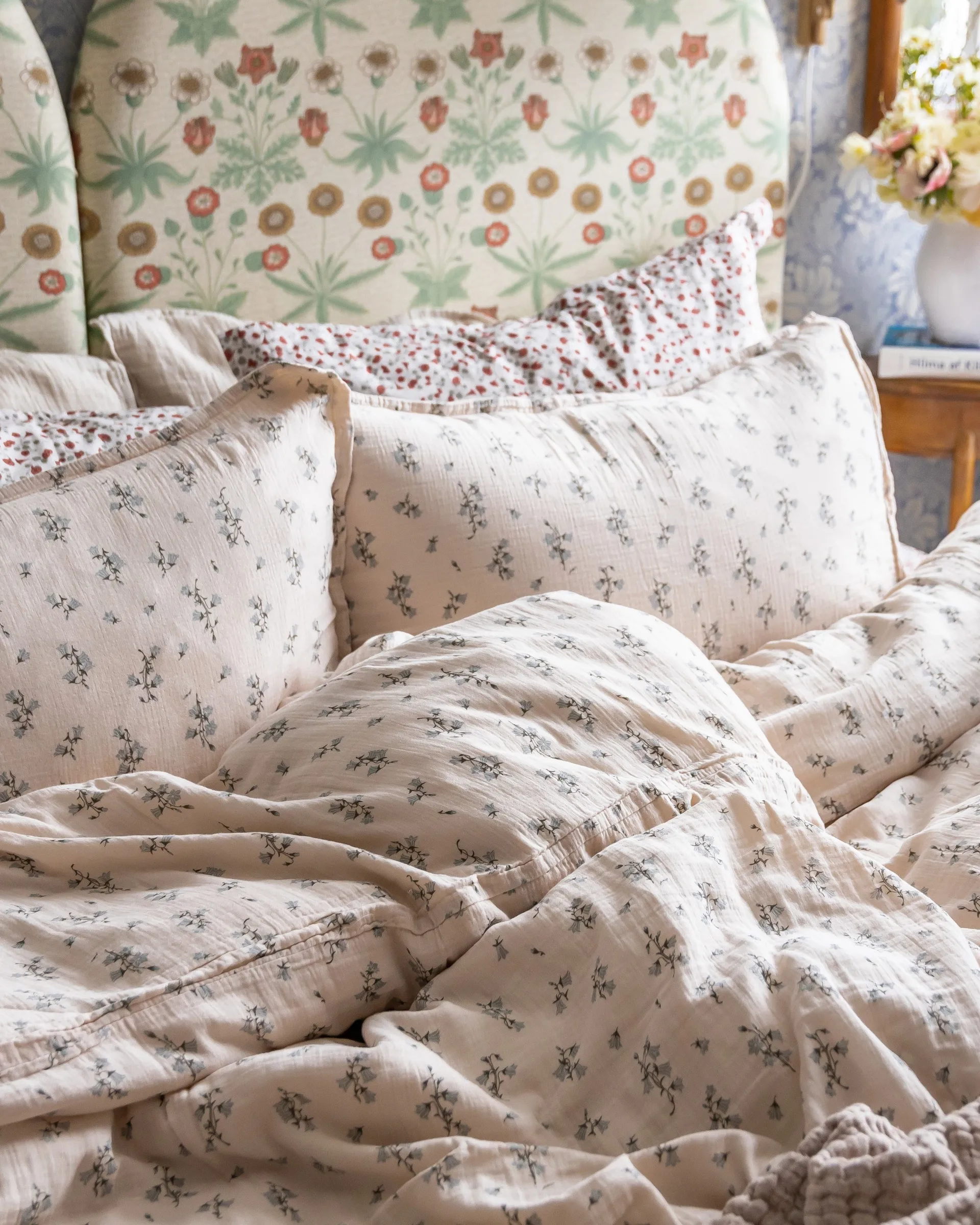 Bluebell Muslin tyynyliina, 50x90 Garbo&Friends