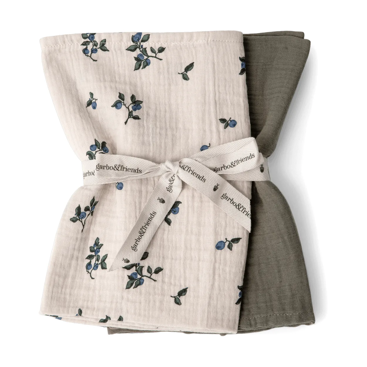 Garbo&Friends Blueberry Muslin peitto pieni 2 osaa 60x60 cm