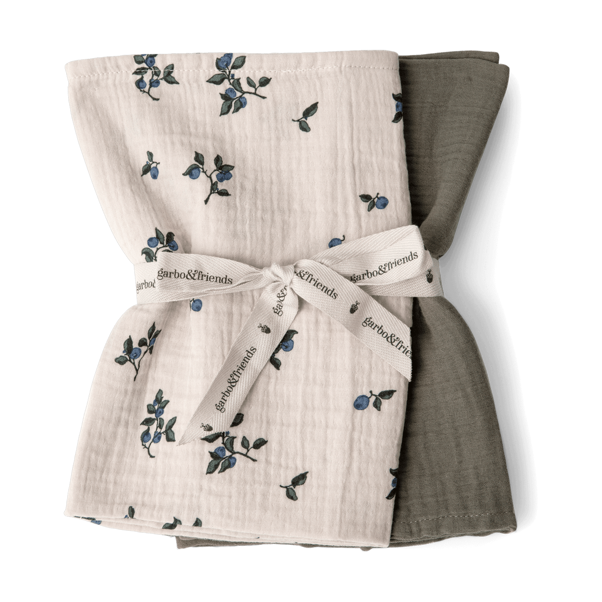 Garbo&Friends Blueberry Muslin peitto pieni 2 osaa 60x60 cm