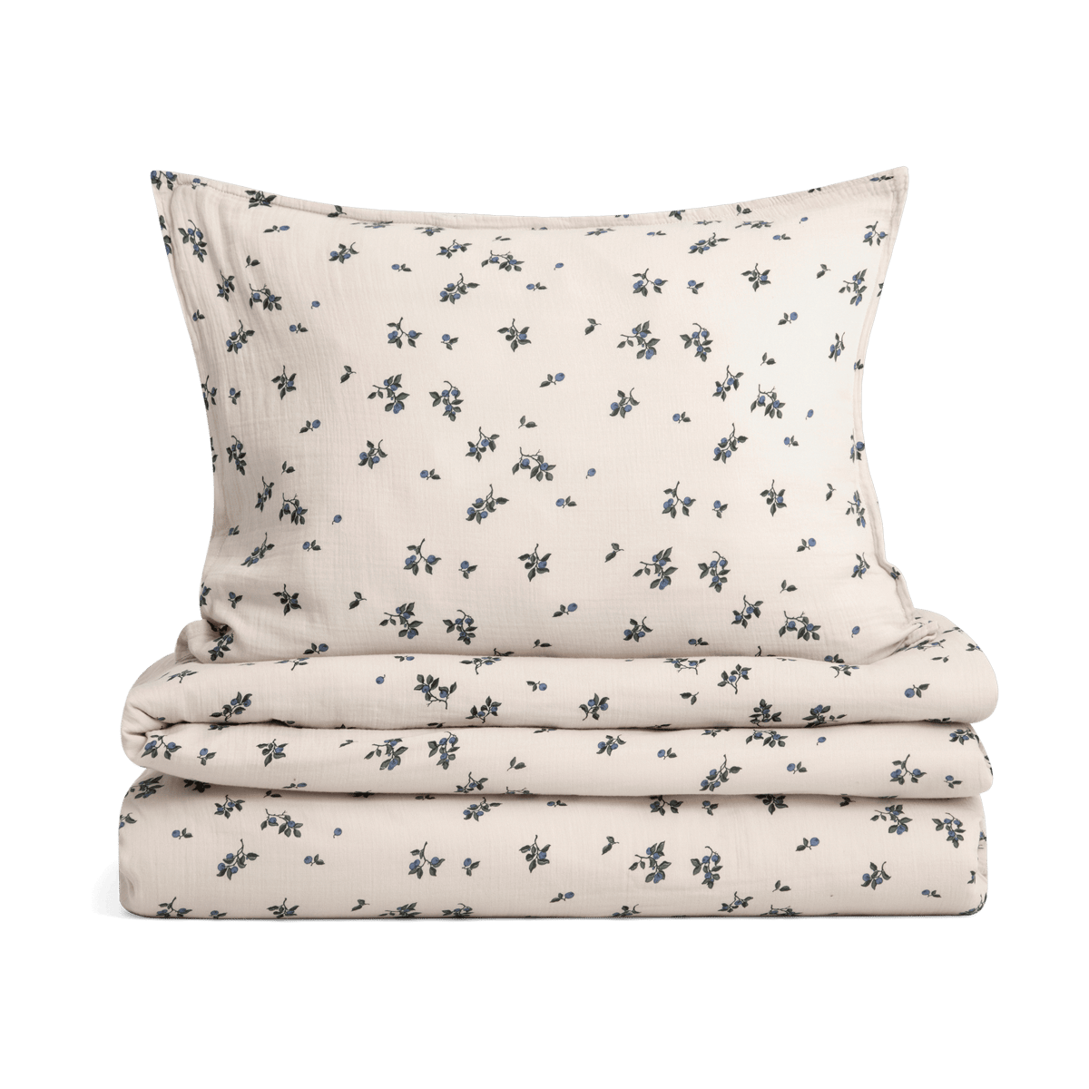 Garbo&Friends Blueberry Muslin pussilakanasetti 150x210 cm/50x60 cm