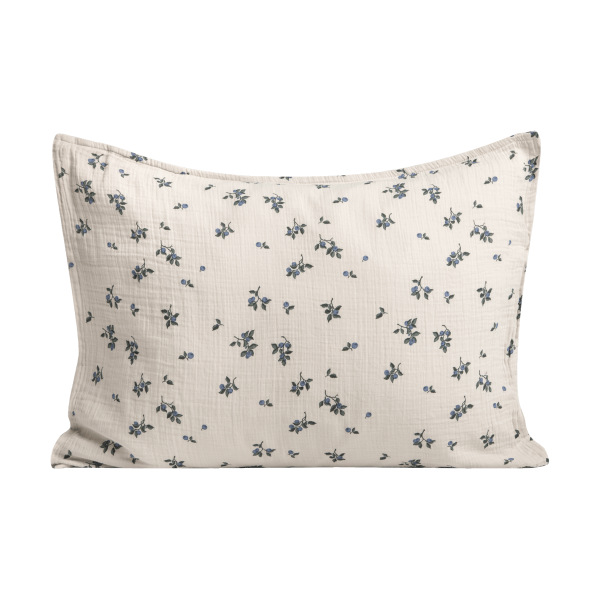 Garbo&Friends Blueberry Muslin tyynyliina 50x75cm | Skandinaavinen Sisustus | Tyynyliinat | Beige