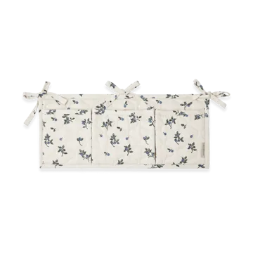 Blueberry satiini tikattu sängyn tasku - 18x43 cm - Garbo&Friends