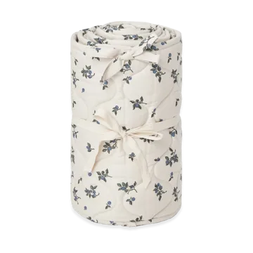 Blueberry satiinipäällysteinen tikattu pinnasängyn reunapehmuste - 30x360 cm - Garbo&Friends