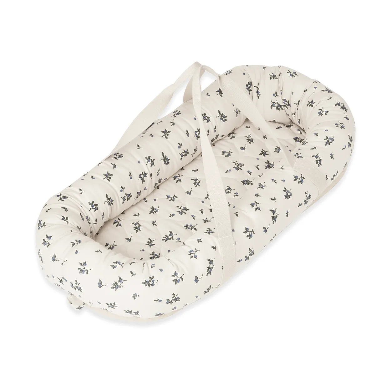 Garbo&Friends Blueberrysatiini tikattu babynest 43x87x16 cm