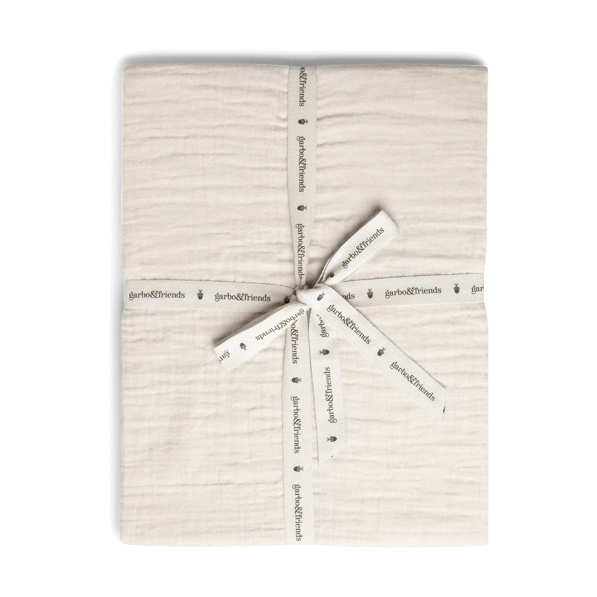 Eggshell Muslin kuminauhalakana, 160x200x30 cm Garbo&Friends