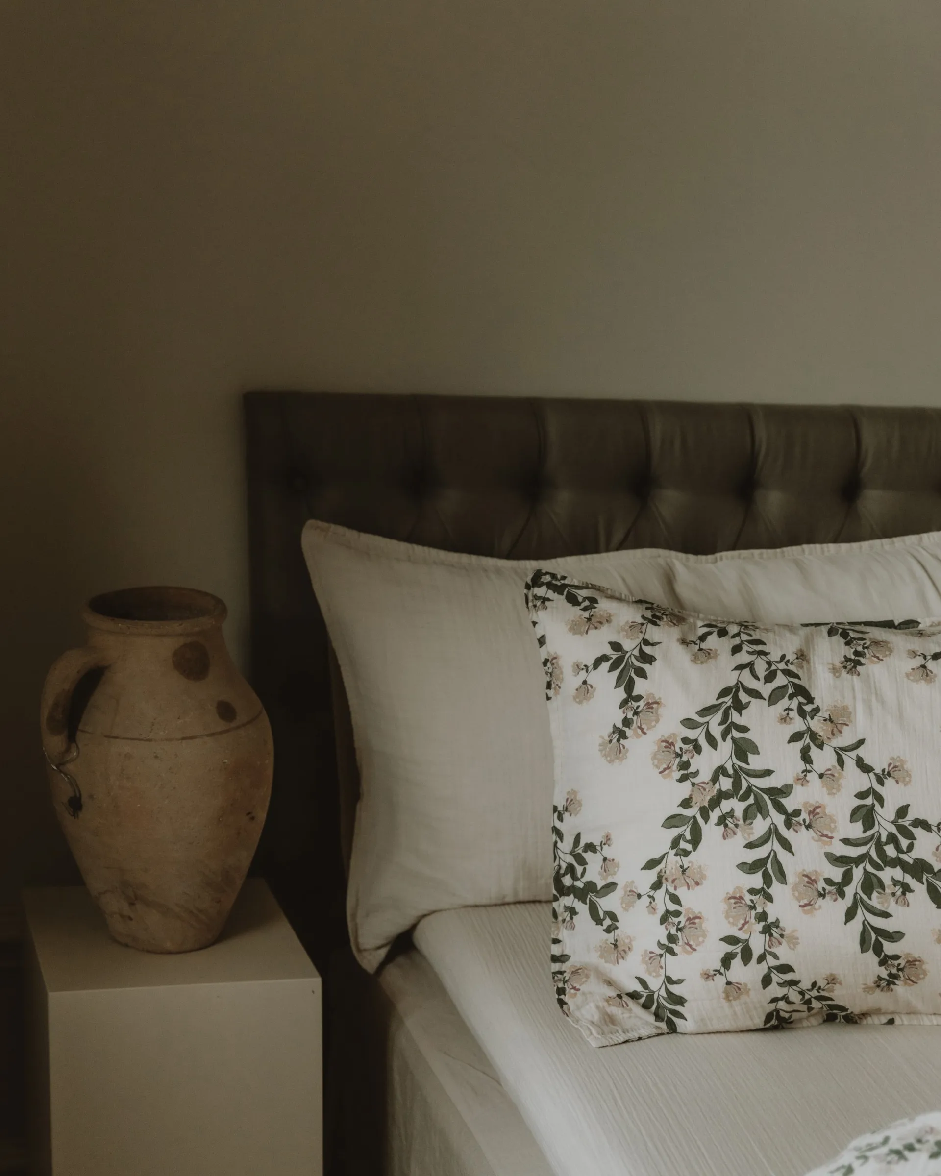 Eggshell Muslin kuminauhalakana, 90x200x30 cm Garbo&Friends