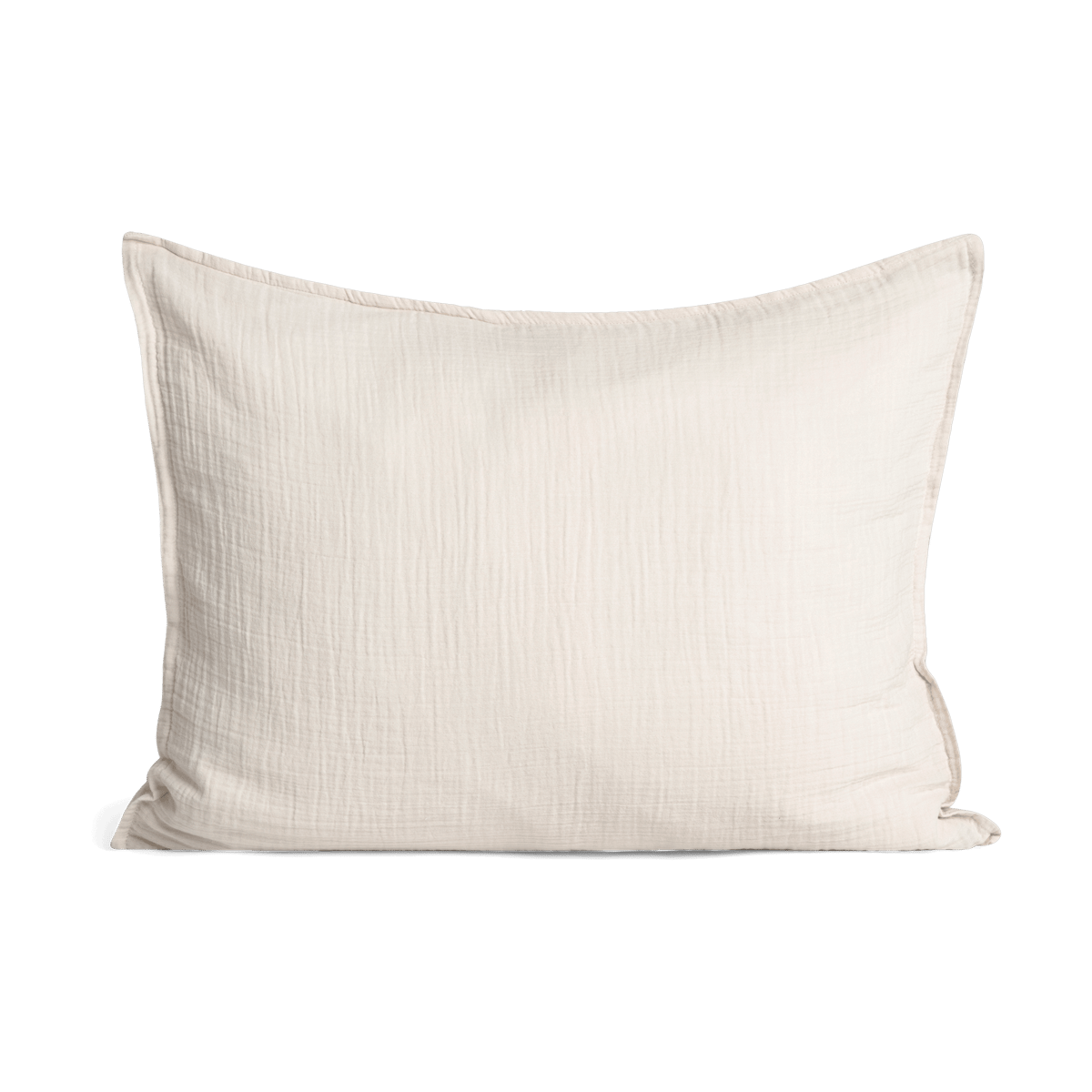 Garbo&Friends Eggshell Muslin tyynyliina 50x70 cm | Skandinaavinen Sisustus | Tyynyliinat | Beige