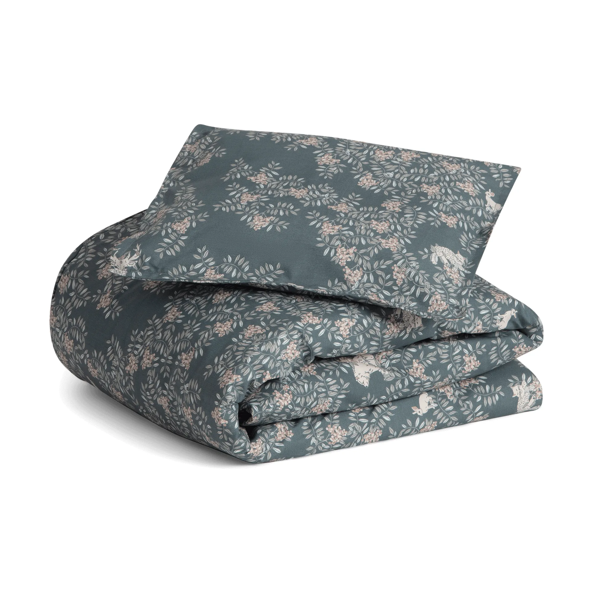 Fauna Forest pussilakanasetti junior, 100x130 cm/35x55 cm Garbo&Friends