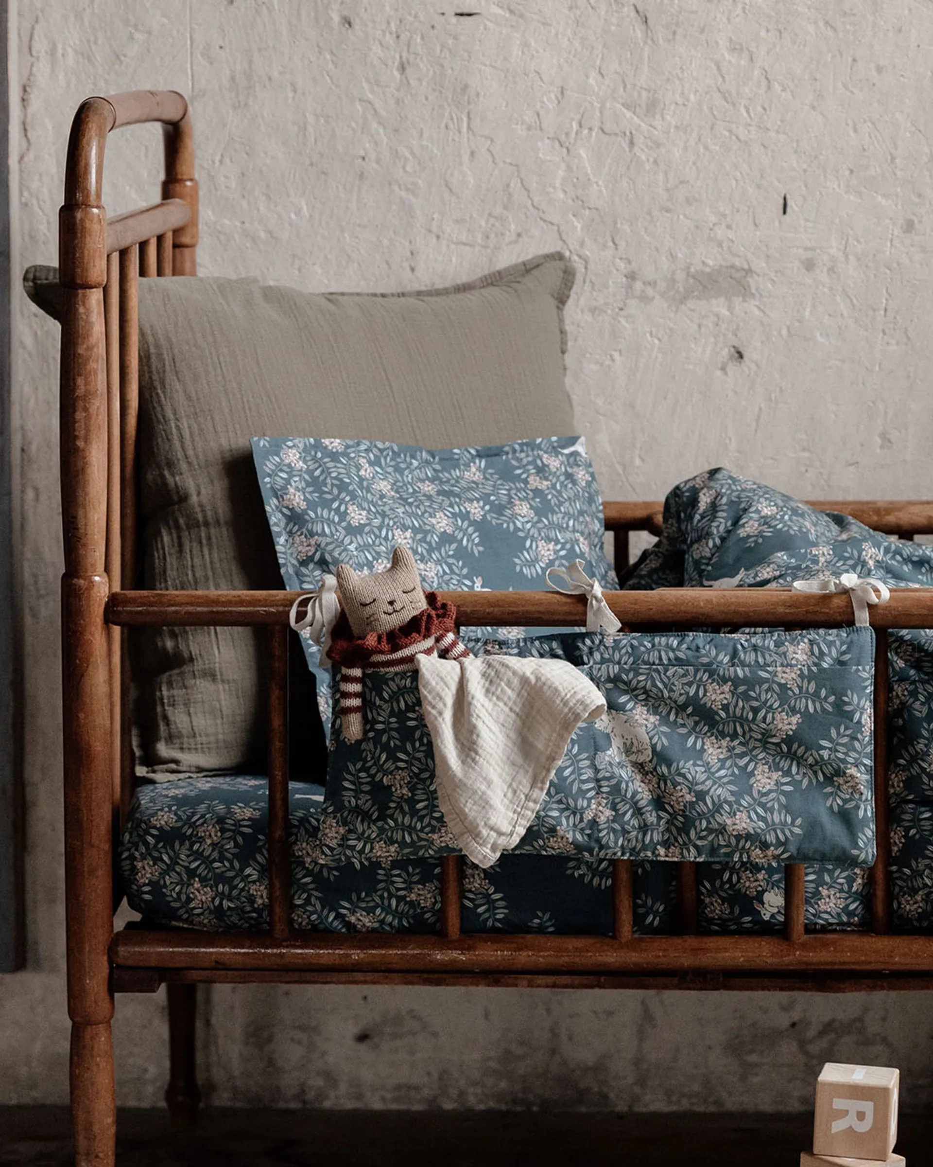 Fauna Forest pussilakanasetti junior, 100x130 cm/35x55 cm Garbo&Friends