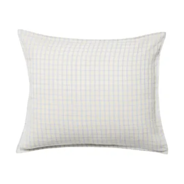 Gingham Sky Blue Muslin tyynyliina - Sky 50x70 cm - Garbo&Friends