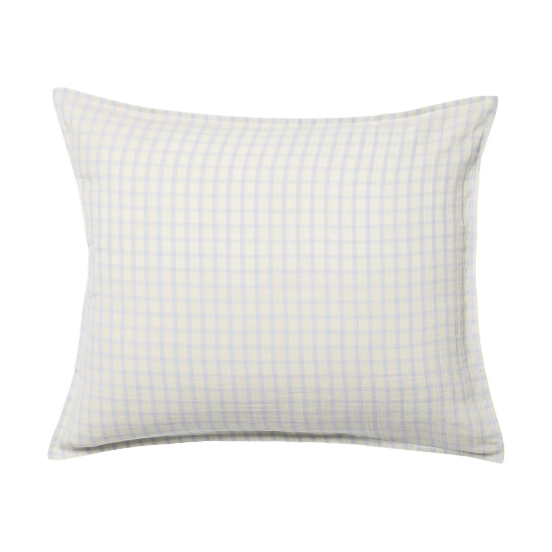 Garbo&Friends Gingham Sky Blue Muslin tyynyliina Sky 80x80 cm