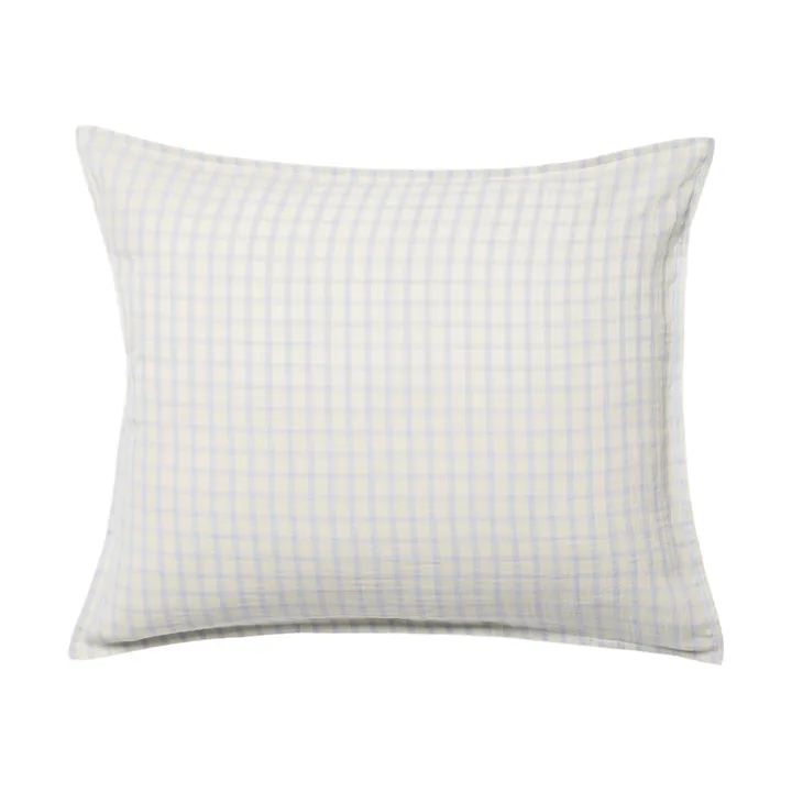 Gingham Sky Blue Muslin tyynyliina - Tyynyliina 50x60 cm - Garbo&Friends