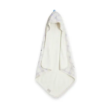 Gingham Sorrel Blue Terry huppupyyhe - 80x80 cm - Garbo&Friends