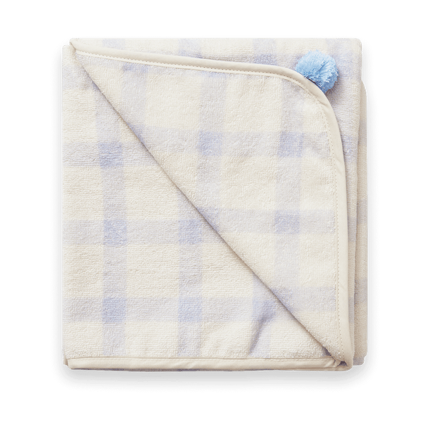 Gingham Sorrel Blue Terry huppupyyhe, 80x80 cm Garbo&Friends