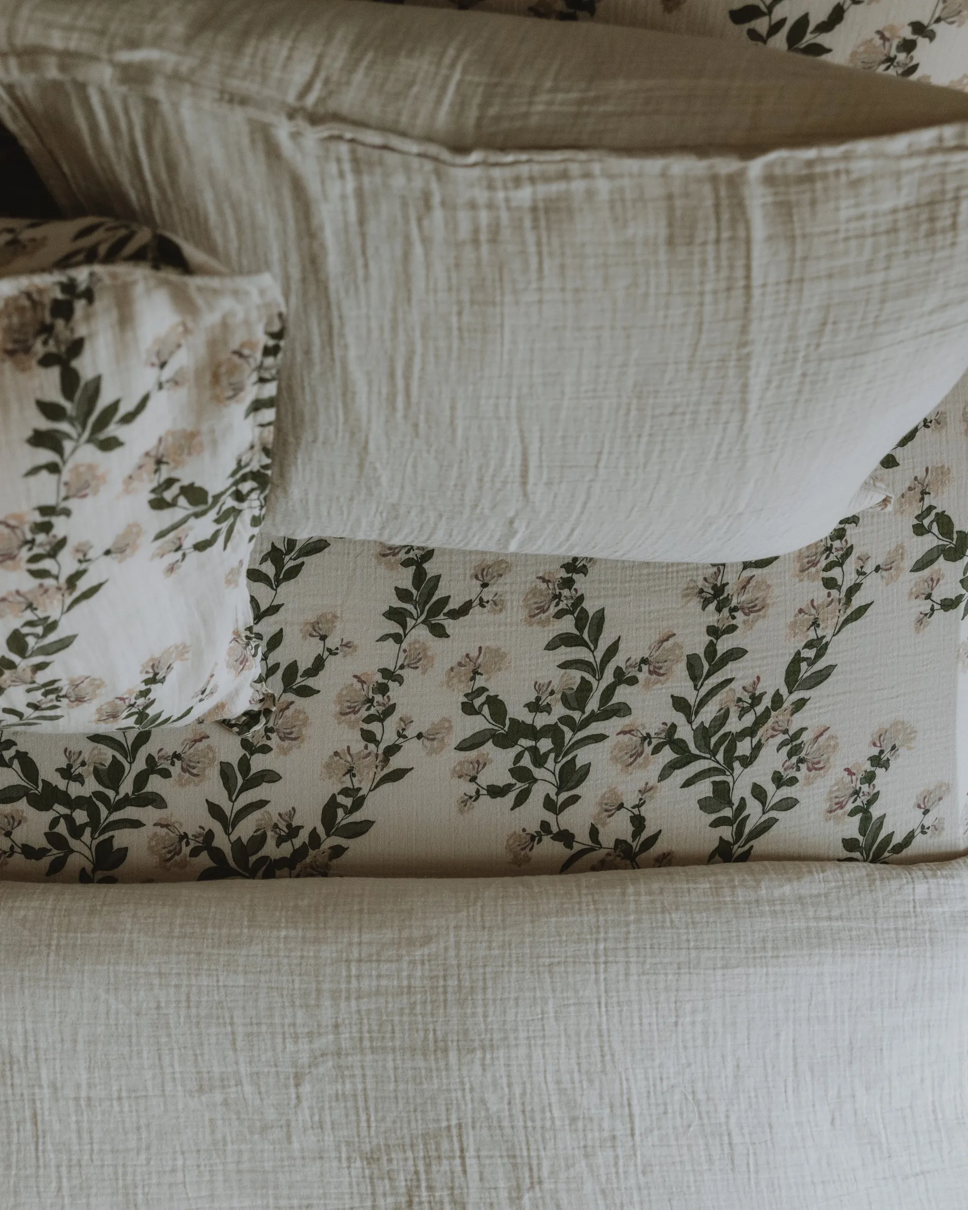 Honeysuckle Muslin kuminauhalakana, 160x200x30 cm Garbo&Friends