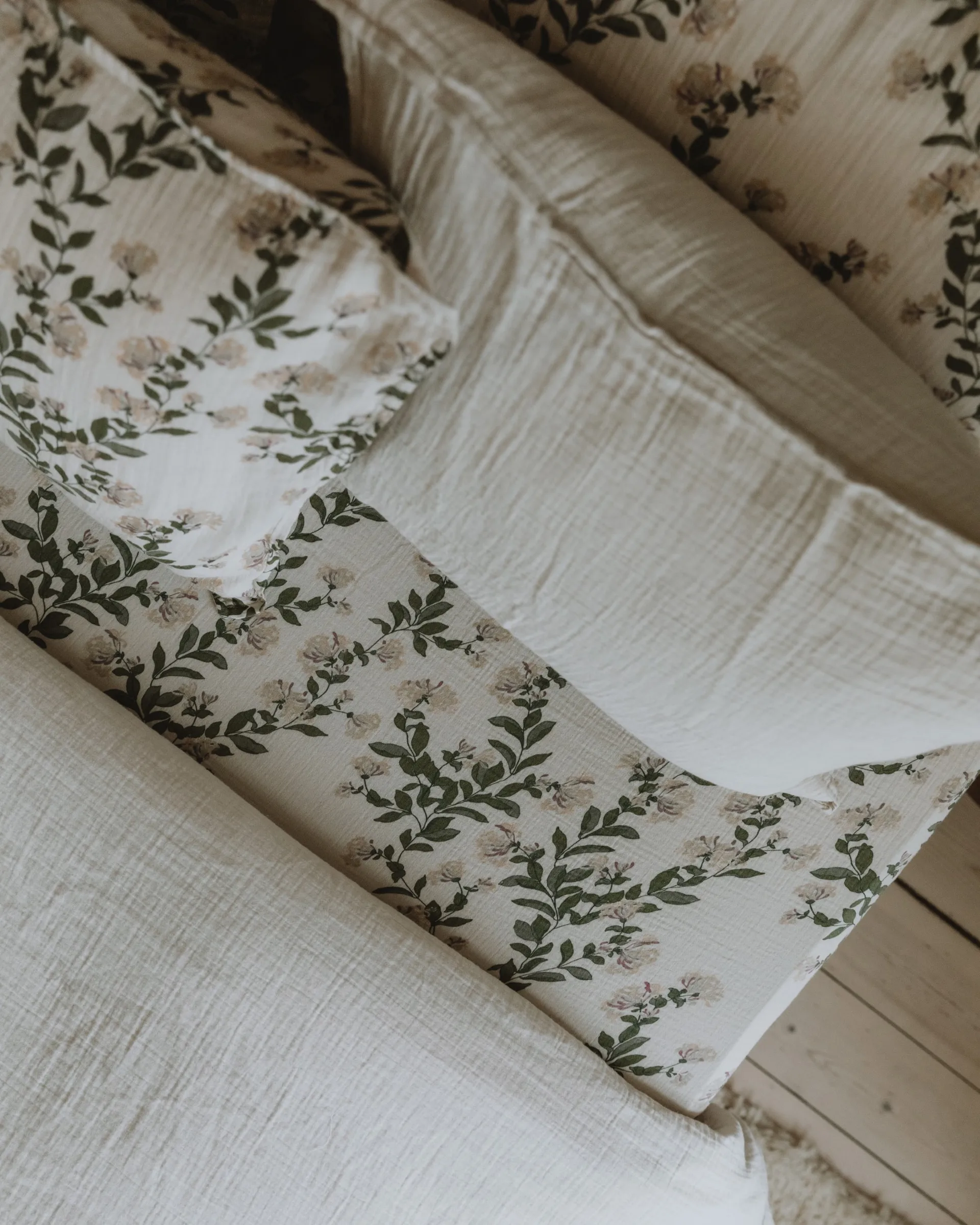 Honeysuckle Muslin kuminauhalakana, 90x200x30 cm Garbo&Friends