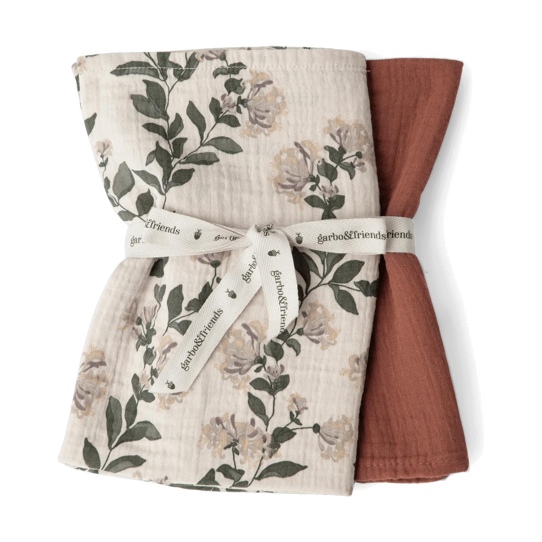 Honeysuckle Muslin peitto pieni 2 osaa, 60x60 cm Garbo&Friends