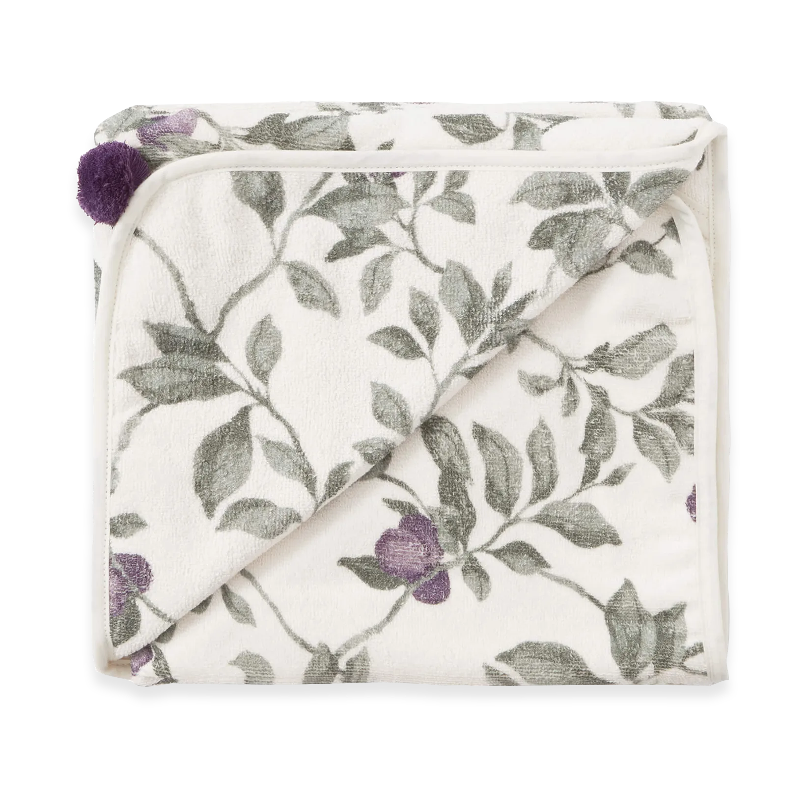 Luumu froteinen huppupyyhe, 80x80 cm Garbo&Friends